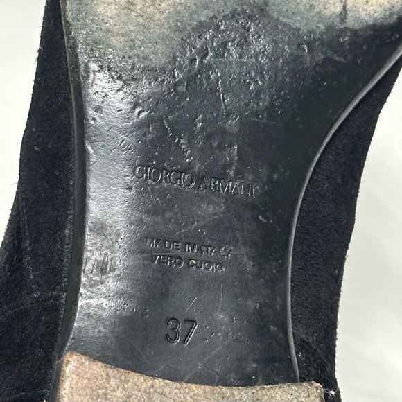 Women’s Giorgio Armani Suede Pull on Ankle Boot - Picture 9 of 10